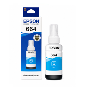 Epson 664 Cyan Genuine Ink Bottle